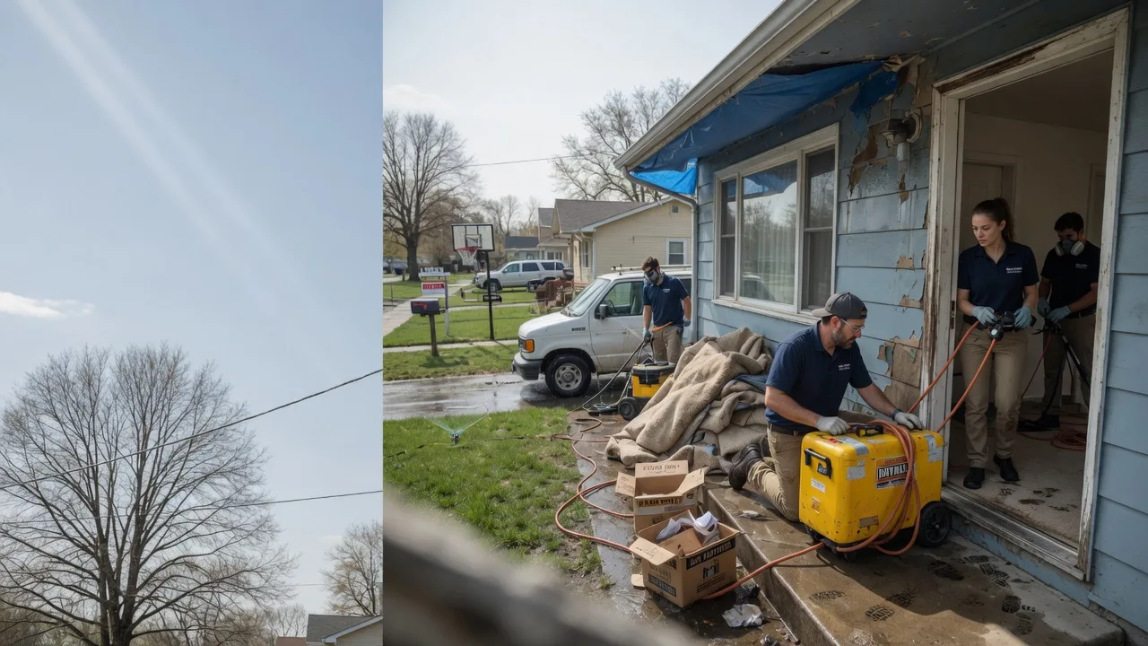 Basement Flood Cleanup in Burkburnett, TX near me